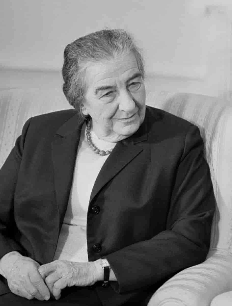 Retrato de Golda Meir, tomado en 1973, durante su mandato como Primera Ministra del Estado de Israel. Foto: Creative Commons.