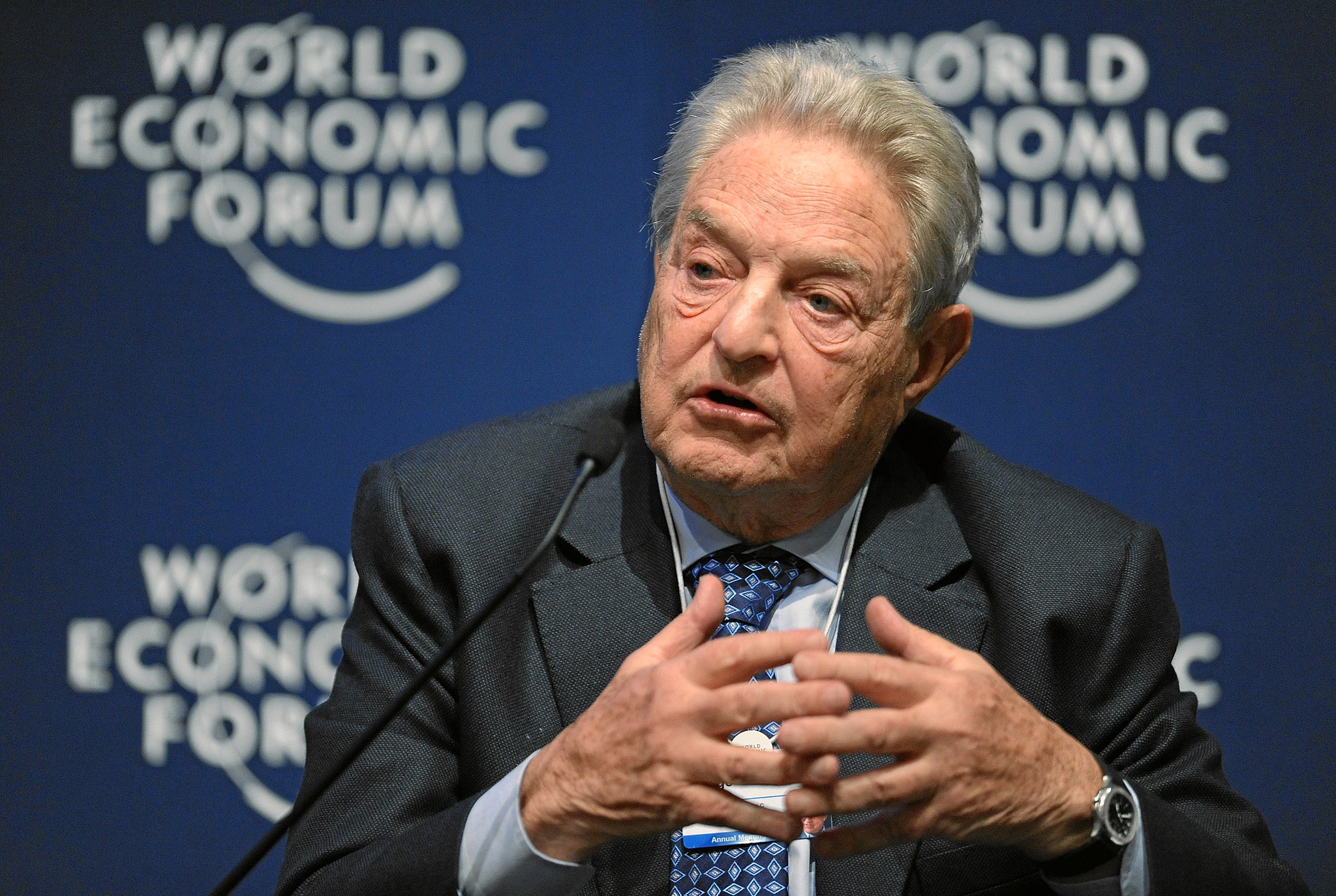 George Soros en el encuentro anual del Foro Mundial de Economía en el año 2011. Foto: Michael Wuertenberg/World Economic Forum.