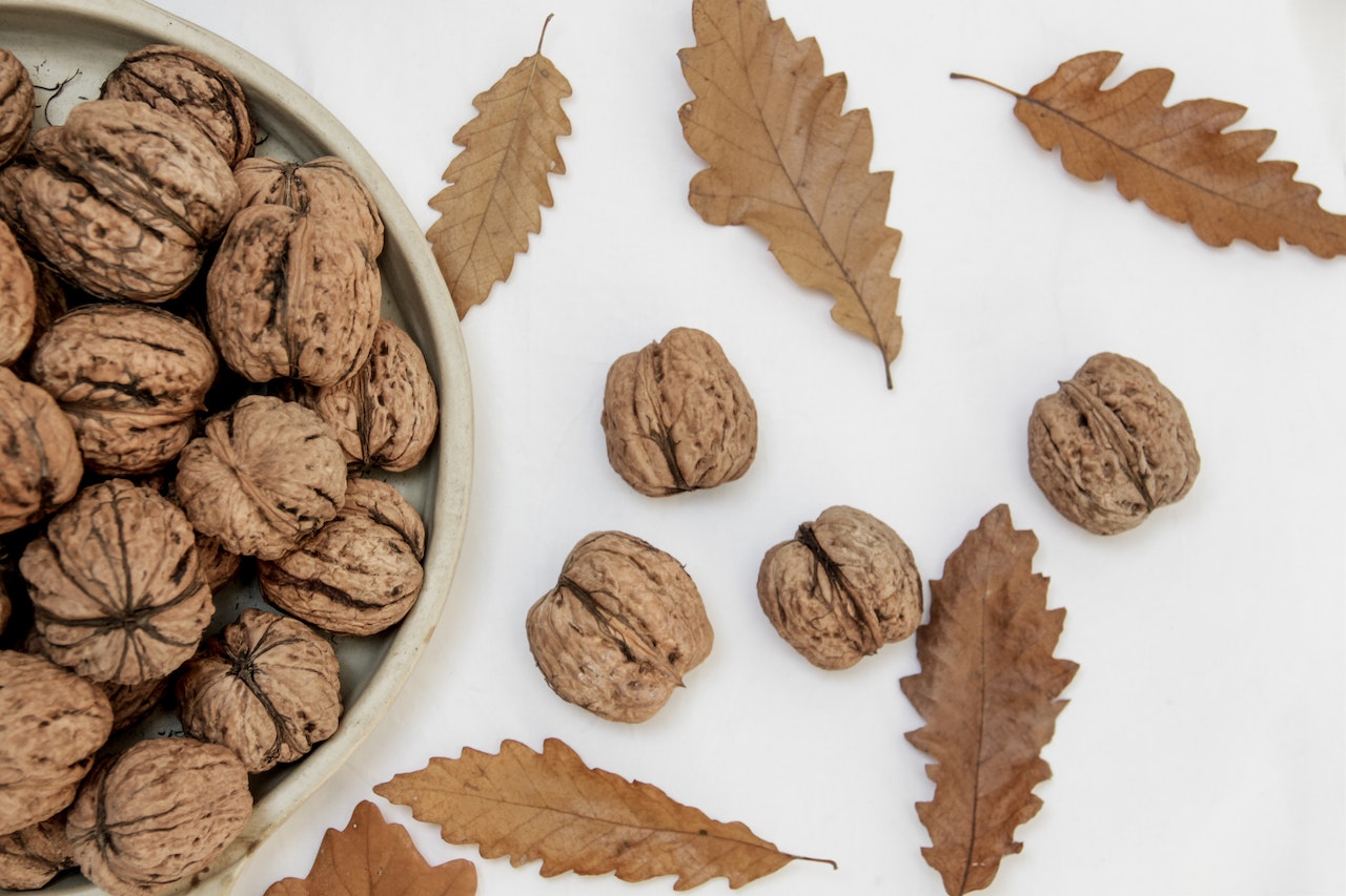 Las nueces, uno de los alimentos claves de esta dieta mediterránea. Foto: RightLight/Pexels