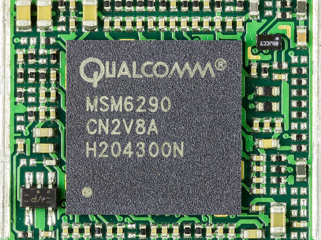 Imagen de un chip Huawei EM 770 de la empresa Qualcomm. Foto: Raimond Spekking/Wikimedia Commons.