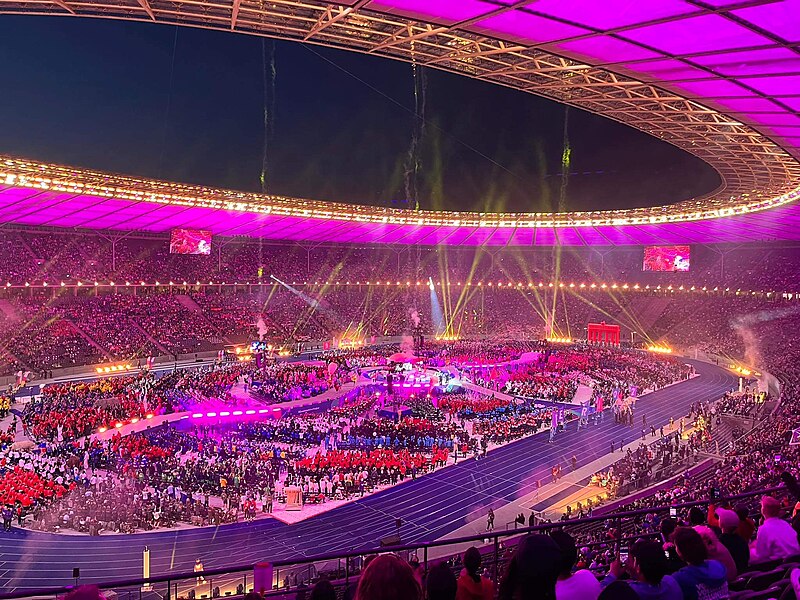 Registro de la Ceremonia de Inauguración de los Juegos Mundiales de Verano de las Olimpiadas Especiales, el 17 de junio de 2023.Foto: LegoFCB/ CC BY-SA 4.0, via Wikimedia Commons.