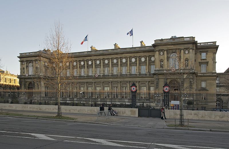 Ministerio de Asuntos Exteriores y Europeos de Francia. Foto: Jebulon/ CC0, via Wikimedia Commons