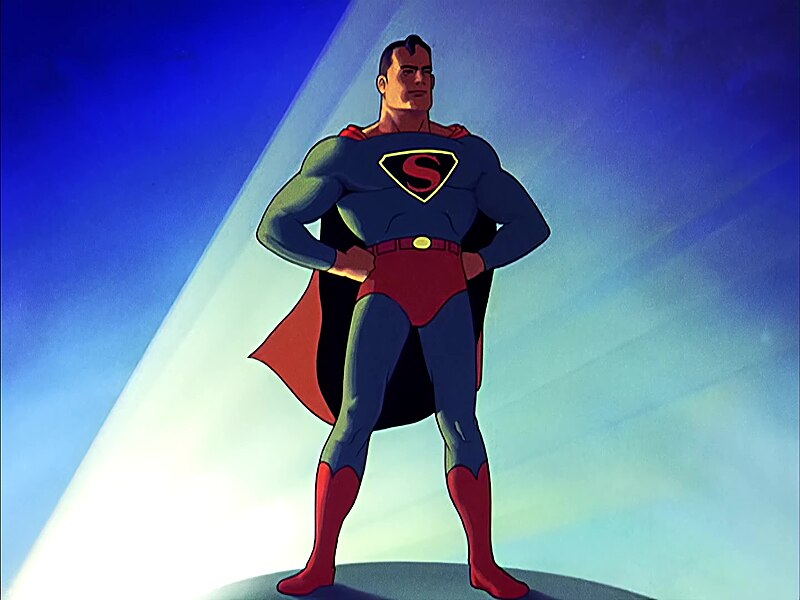 David Corenswet es el actor que protagonizará la nueva película de Superman de la productora DC. Foto: Max Fleischer, Public domain, via Wikimedia Commons.