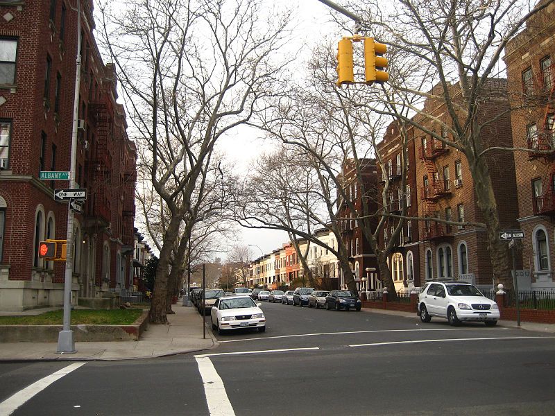 La avenida Albany, en el barrio de Crown Heights, Brooklyn, Nueva York, Estados Unidos. Foto: ~ggvic~,/CC BY 2.0, via Wikimedia Commons.