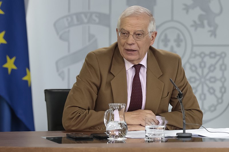 Josep Borrell en 2019. Foto: Ministry of the Presidency. Government of Spain (Attribution or Attribution)/via Wikimedia Commons.