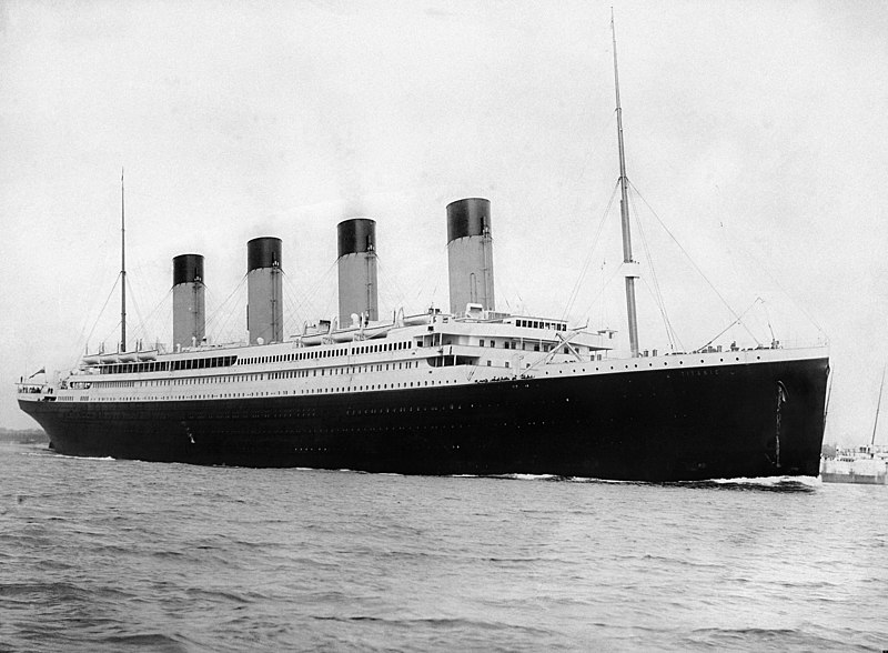 El Titanic, partiendo de Southampton el 10 de abril de 1912.. Foto: Francis Godolphin Osbourne Stuart/Public domain/via Wikimedia Commons.