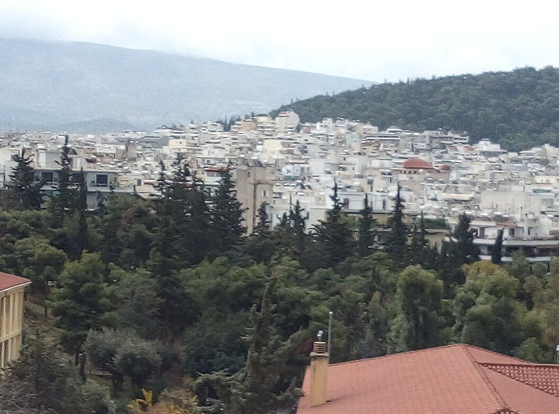 Vista aérea de Atenas, Grecia. Foto: Manyofmay/CC0, via Wikimedia Commons.