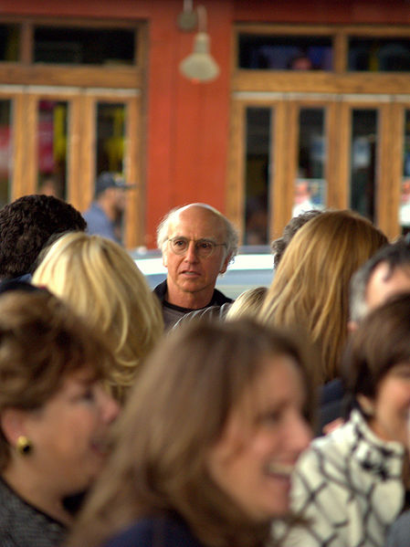 Larry David en el Festival de Cine de Tribeca 2009 estreno de la película El hijo perdido de La Habana, sobre Luis Tiant. Foto: David Shankbone/CC BY 3.0, via Wikimedia Commons.
