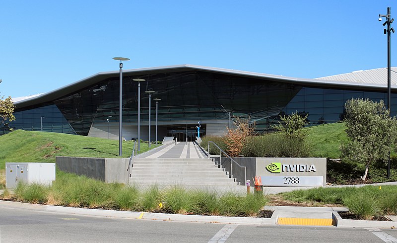 Sede de Nvidia en Santa Clara, California. Fotografiado por el usuario Coolcaesar el 4 de agosto de 2018.. Foto: Coolcaesar/CC BY-SA 4.0, via Wikimedia Commons.