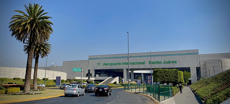 Aeropuerto Internacional de la Ciudad de México (Aeropuerto Internacional de la Ciudad de México). Foto: Sharon Hahn Darlin,/CC BY 2.0, via Wikimedia Commons.
