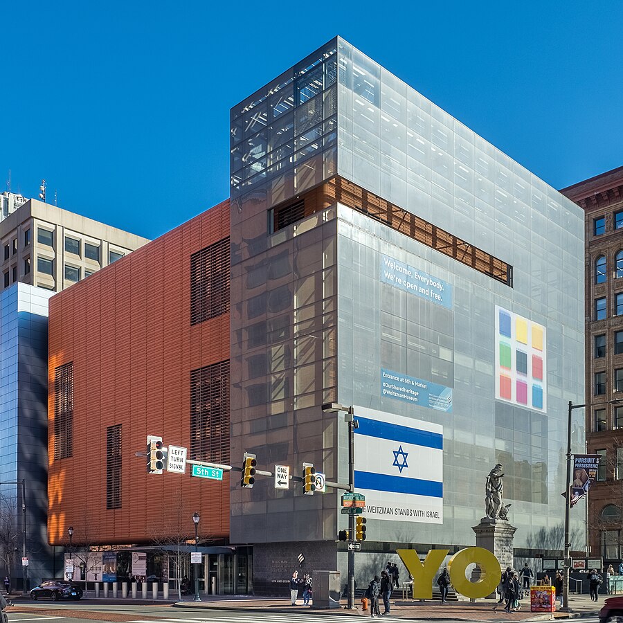 Museo Nacional Weitzman de Historia Judía Estadounidense en Filadelfia. Foto: ajay_suresh, CC BY 2.0, via Wikimedia Commons.