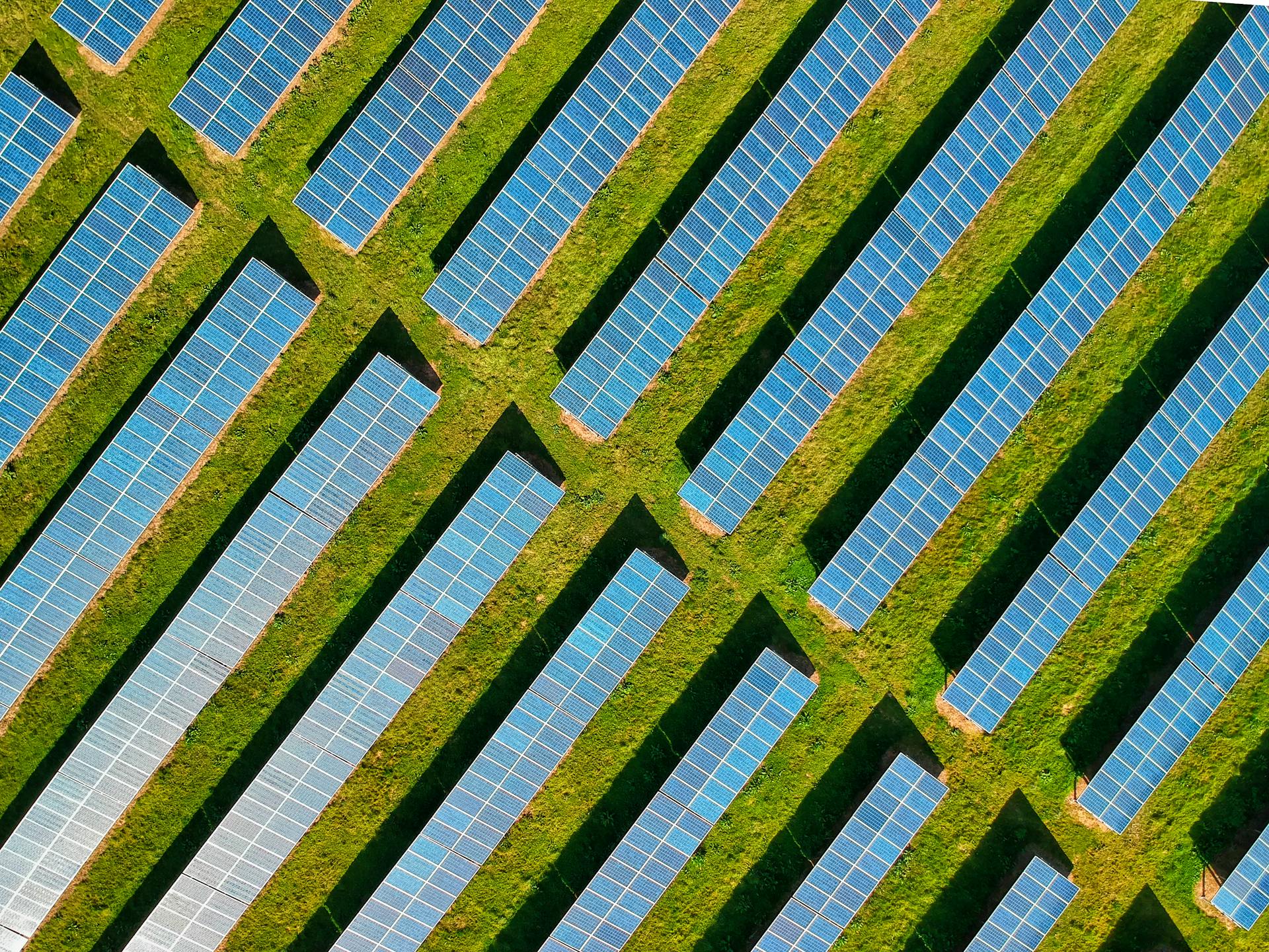 Imagen ilustrativa de paneles solares. Foto: Red Zeppelin/Pexels..