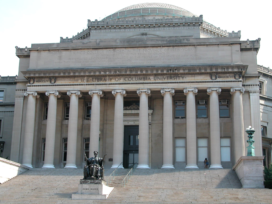 Universidad de Columbia, Nueva York. Foto: Witchblue at it.wikipedia, CC BY 3.0, via Wikimedia Commons.