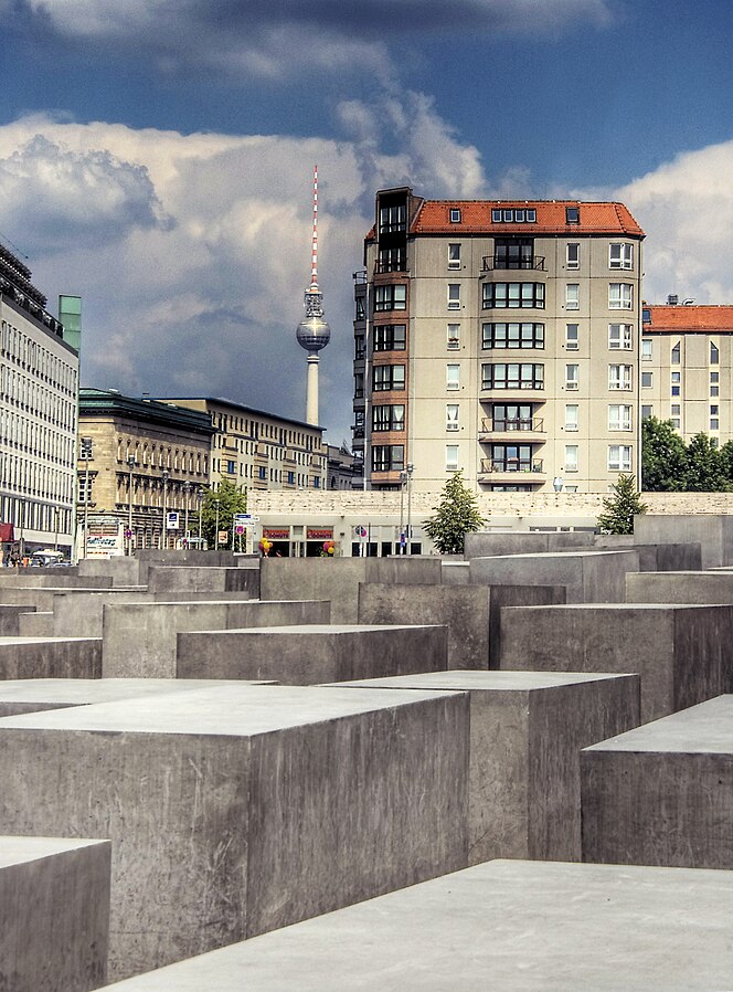 El Memorial de los Judíos Asesinados de Europa, Berlín, Alemania. Foto: Wolfgang Staudt from Saarbruecken, Germany, CC BY 2.0, via Wikimedia Commons.