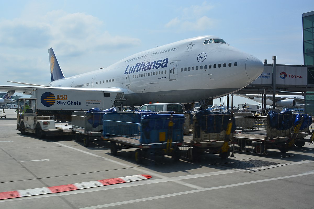 Boeing 747-430 D-ABVY de Lufthansa en el aeropuerto de Frankfurt, el 13 de mayo de 2018. Foto: Premkudva, CC BY-SA 4.0, via Wikimedia Commons.